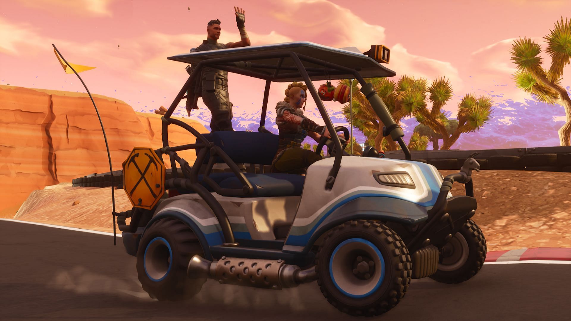 Golf carts made their Fortnite debut with Drift, who came in from a rift in Season 4. Image via Epic Games