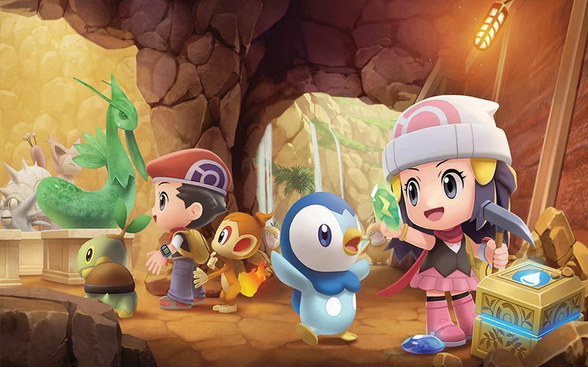A promotional image for the Grand Underground in Pokemon Brilliant Diamond and Shining Pearl. (Image via ILCA)
