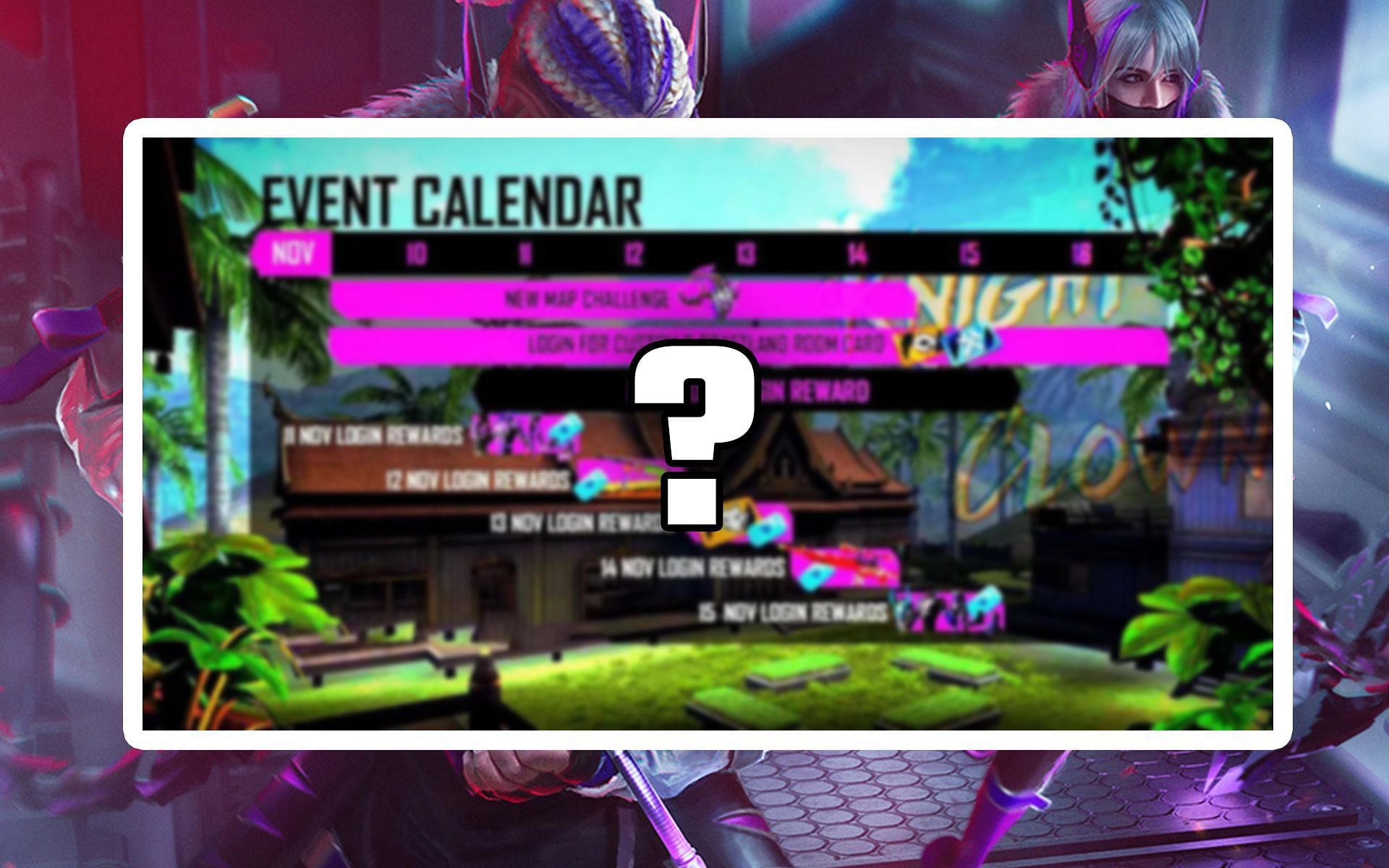 The calendar for the upcoming event has been leaked (Image via Sportskeeda)