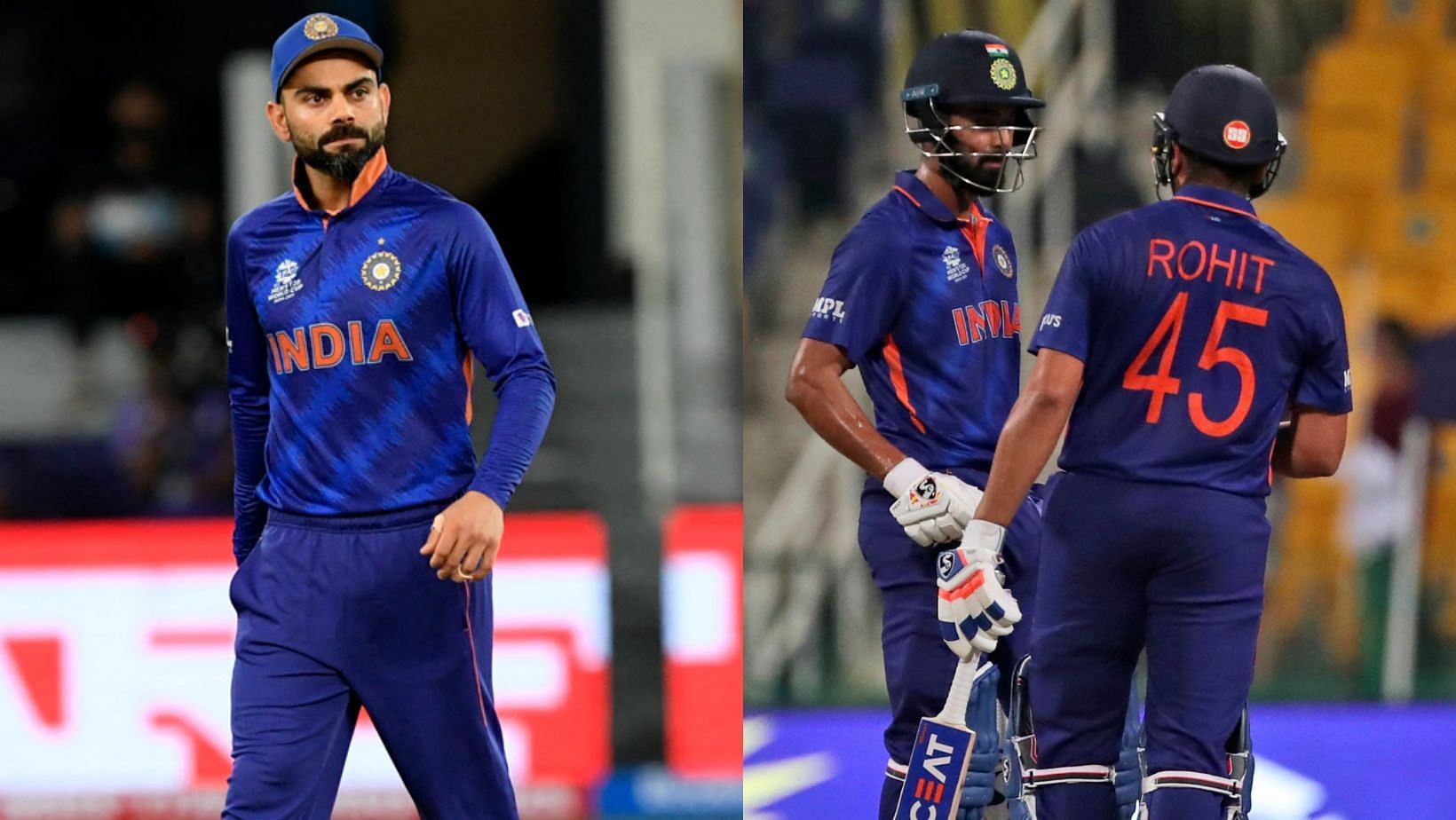 Virat Kohli and Indian openers moved in opposite directions in the latest ICC T20I rankings.