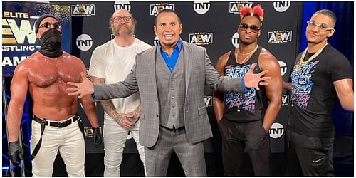 Matt Hardy and HFO together in an AEW event.