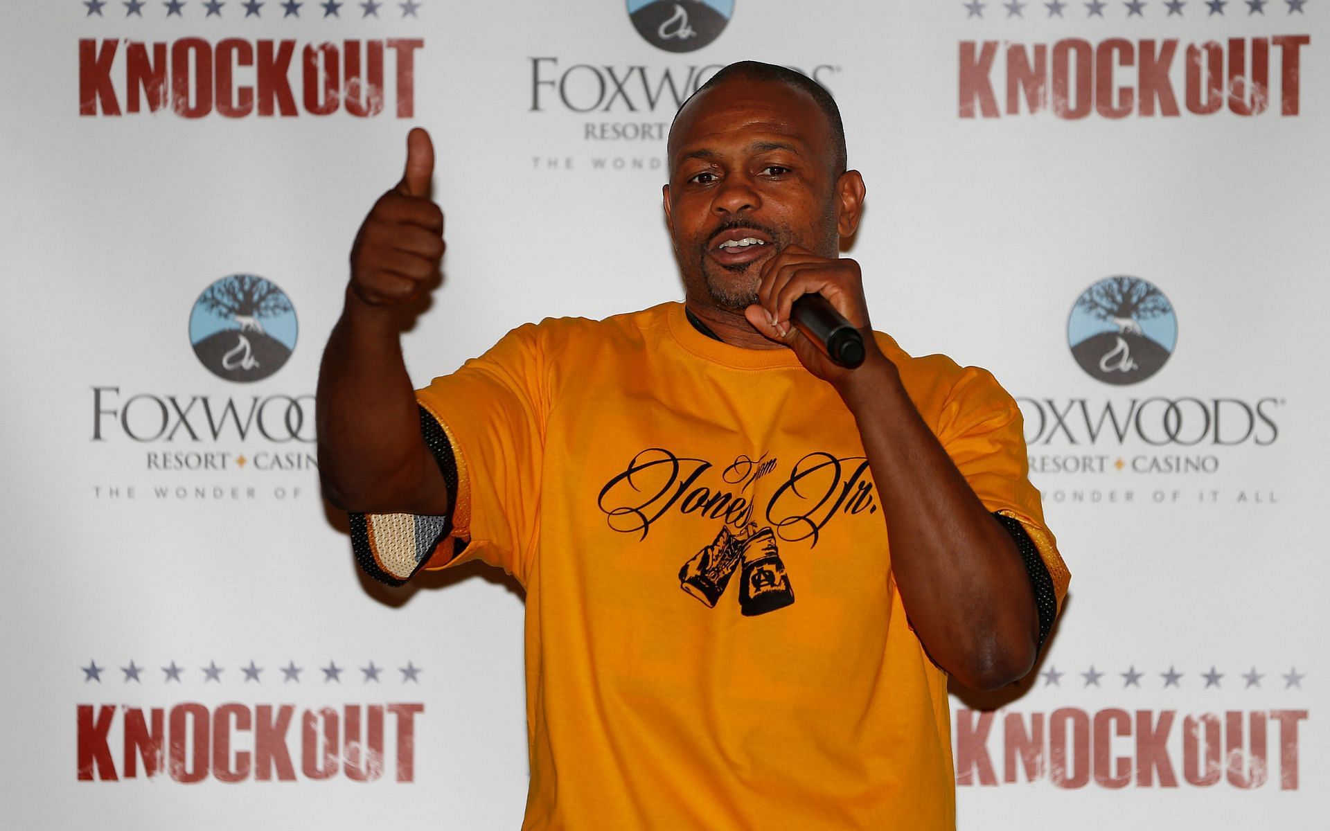 Legendary boxer Roy Jones Jr. at an event