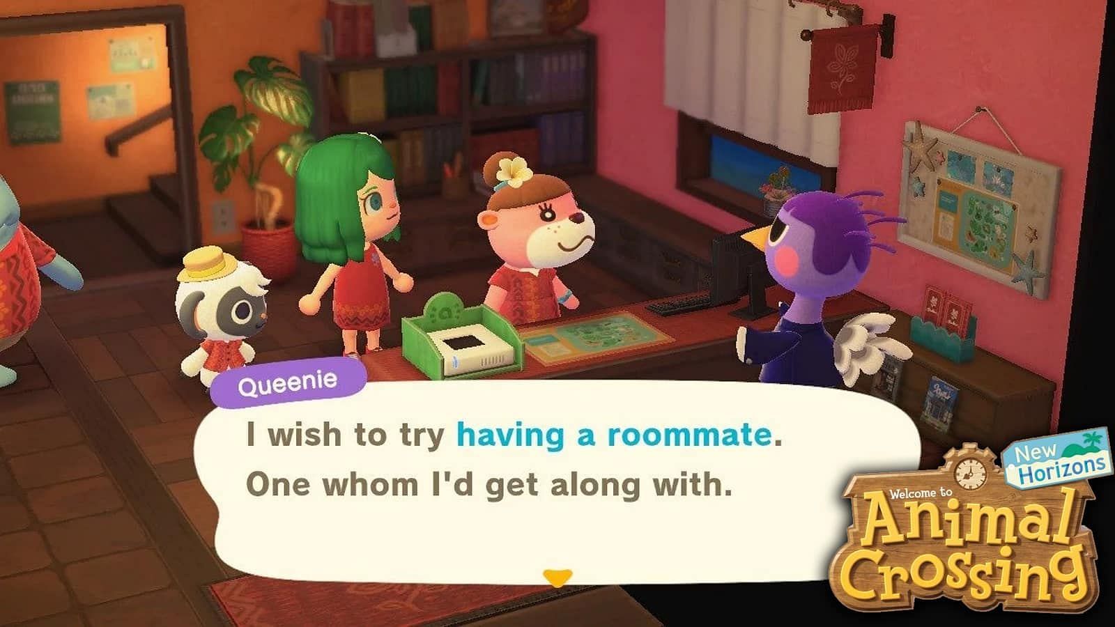 Getting a roommate in Animal Crossing: New Horizons (Image via Nintendo)