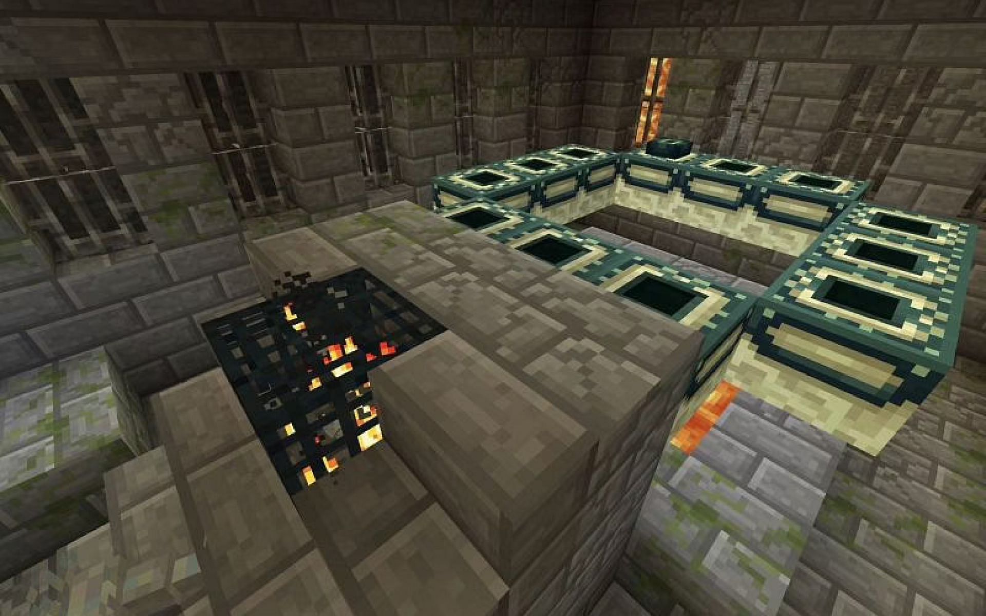 Locating a stronghold is a necessary step in speedrunning. (Image via Minecraft)