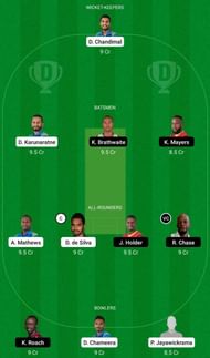 SL vs WI Dream11 Fantasy Tip #1