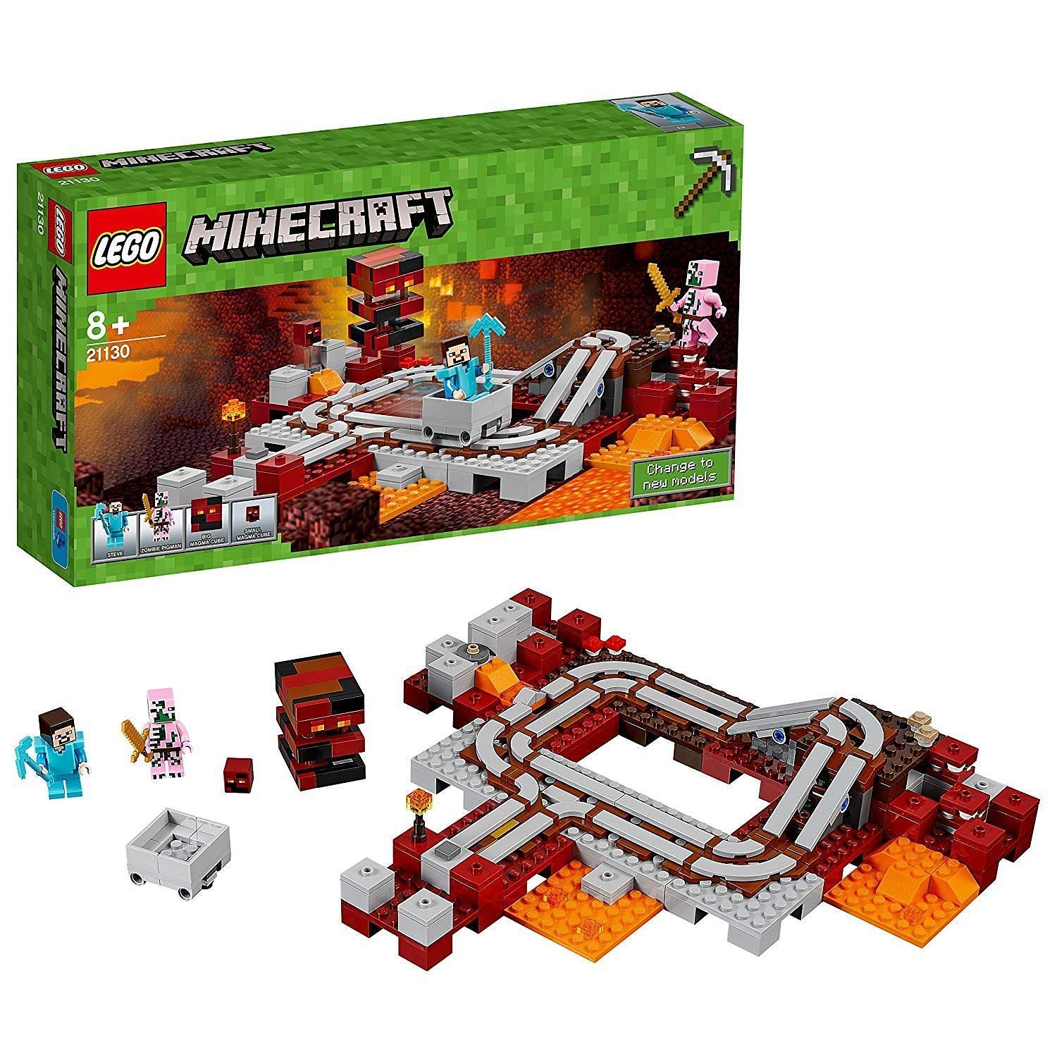 The Nether Railway Lego set (Image via Lego)