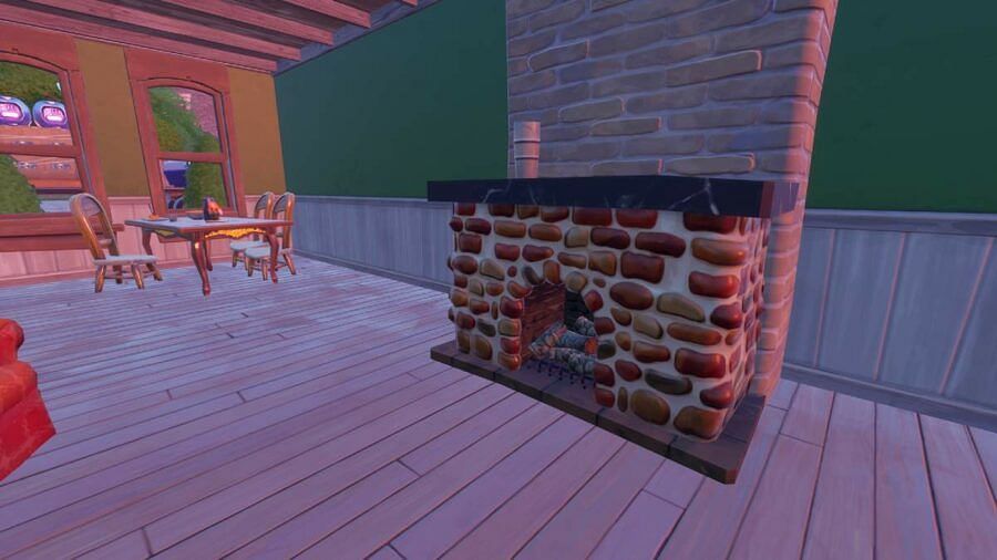 Fireplaces will look like this and take a few hits to completely destroy. (Image via Epic Games)
