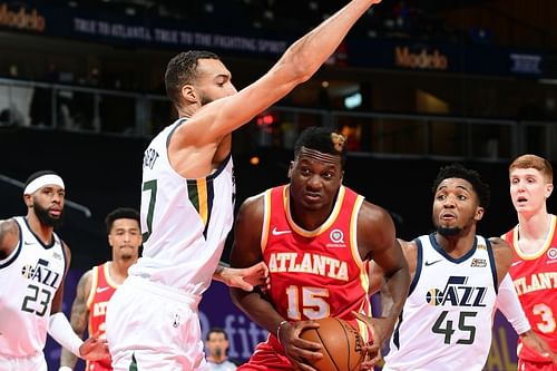 The Atlanta Hawks' road trip will bring them to Salt Lake City for a rematch with the Utah Jazz on Tuesday. [Photo: Peachtree Hoops]