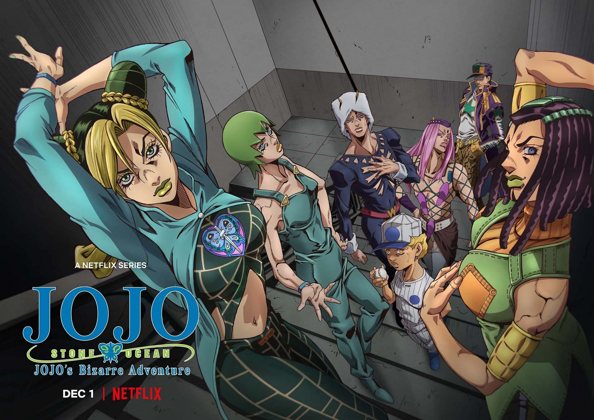 Release date, where to watch and plot of JoJo&#039;s Bizarre Adventures: Stone Ocean (Image via Netflix)