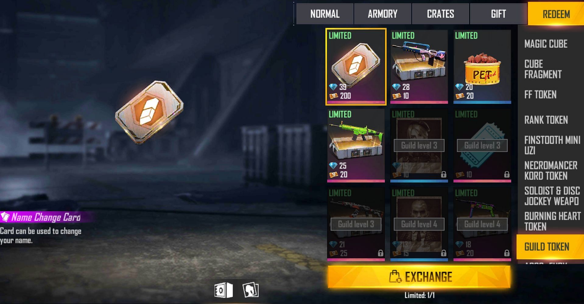 Users will need 200 tokens and 39 diamonds (Image via Free Fire)