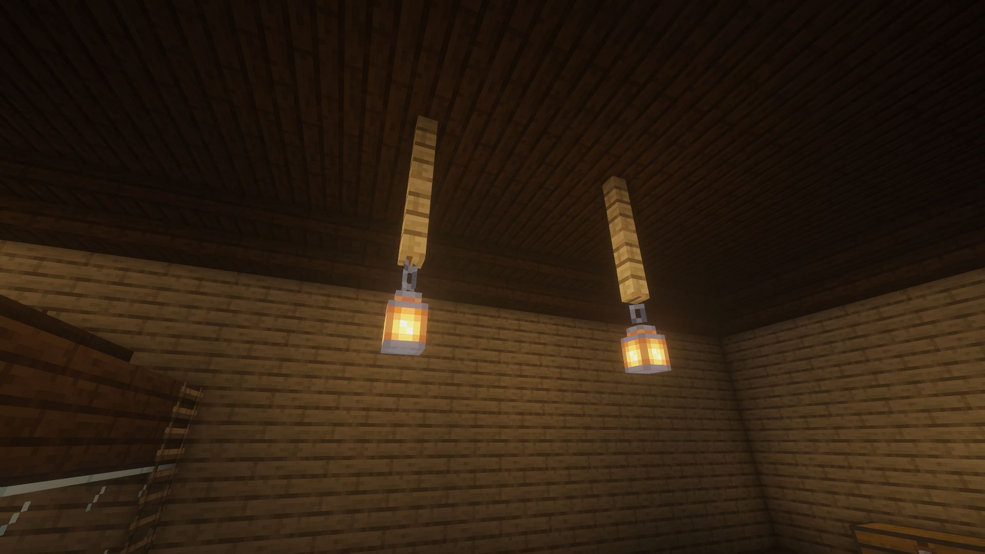 Lanterns (Image via Minecraft)