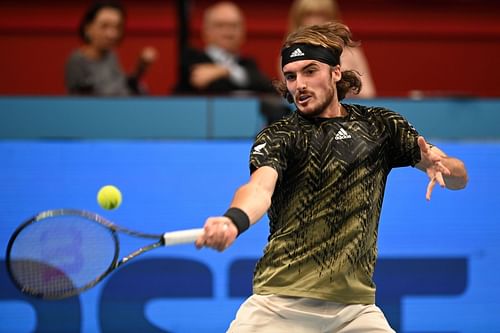 Stefanos Tsitsipas at the Erste Bank Open - Day 4