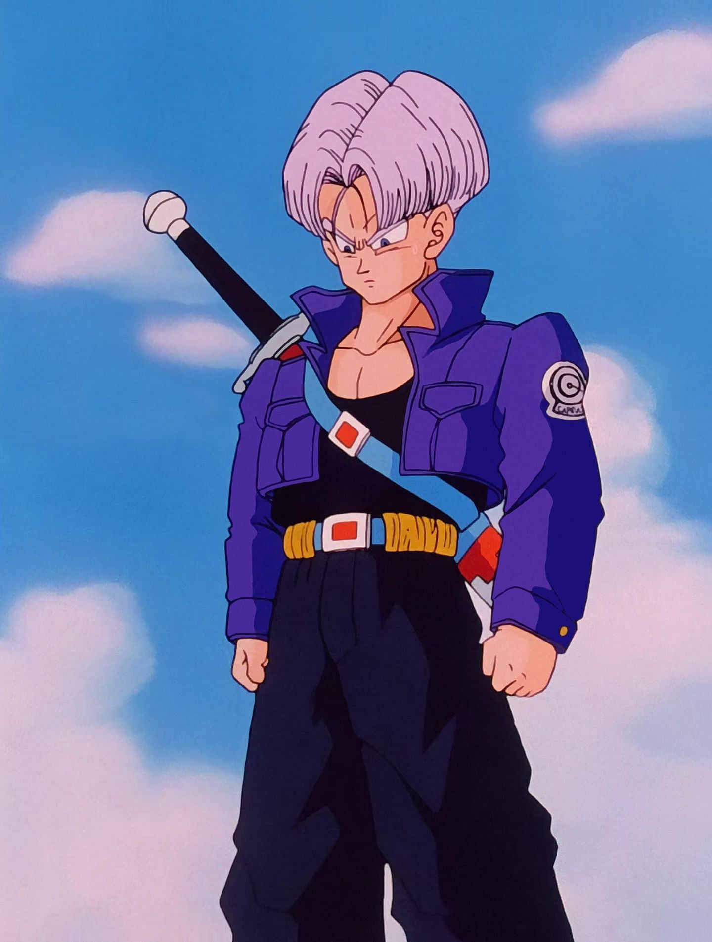 Future Trunks as seen in his Dragon Ball Z debut. (Image via Toei Animation)