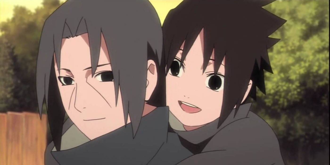 Itachi and Sasuke as children (Image via Studio Pierrot)