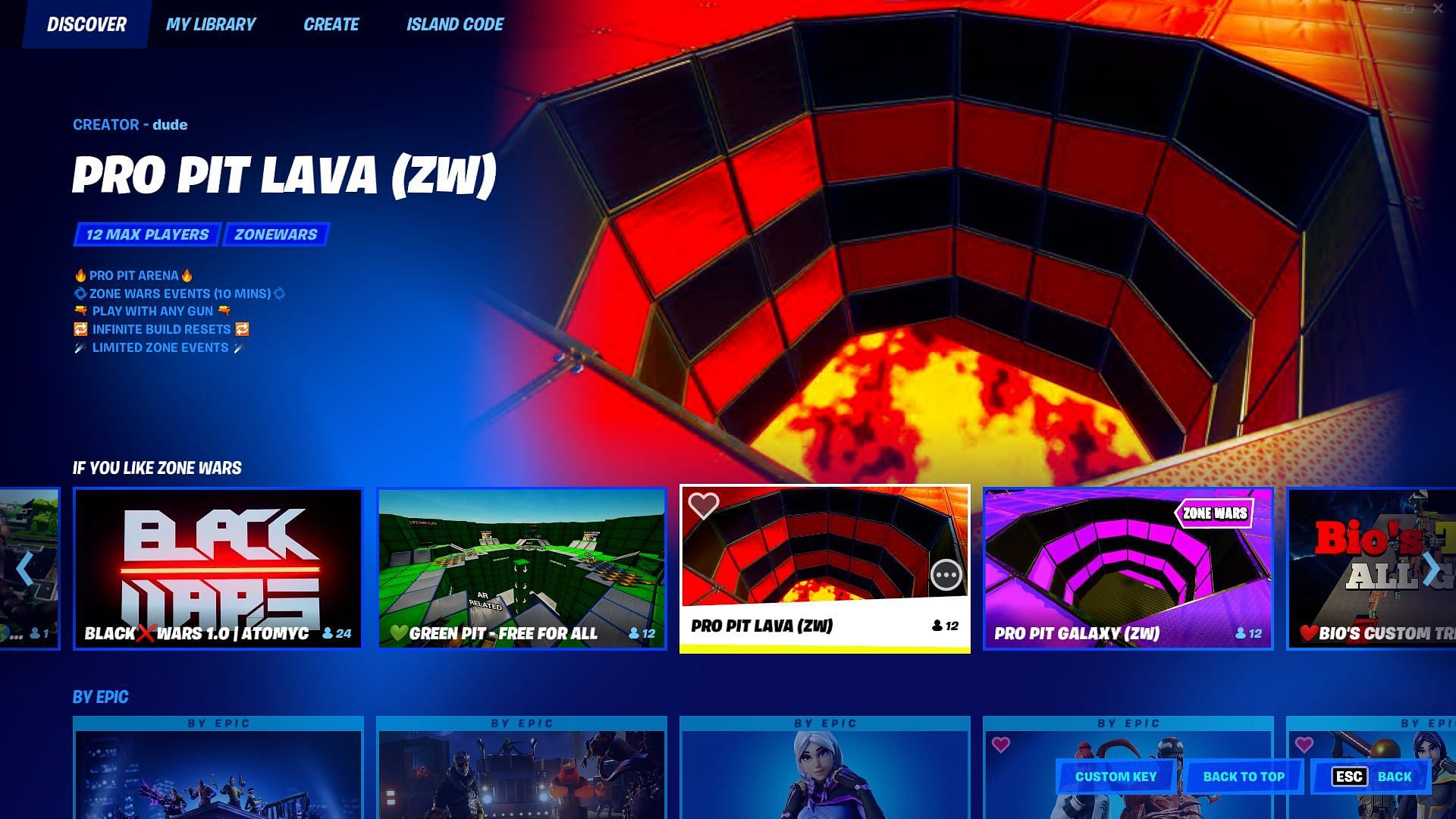 The Fortnite Discovery tab is due to an intervention (Image via Fortnite/Epic Games)