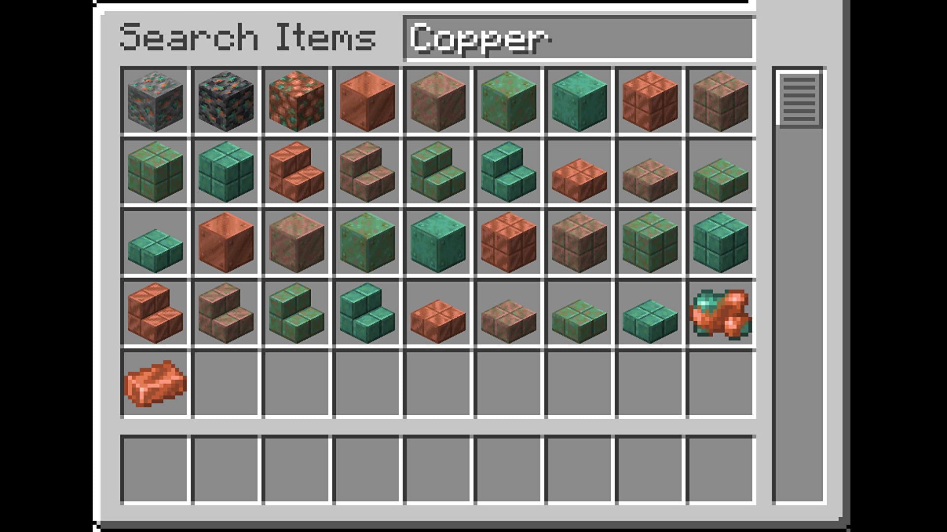 Every type of copper block in Minecraft (Image via Minecraft)