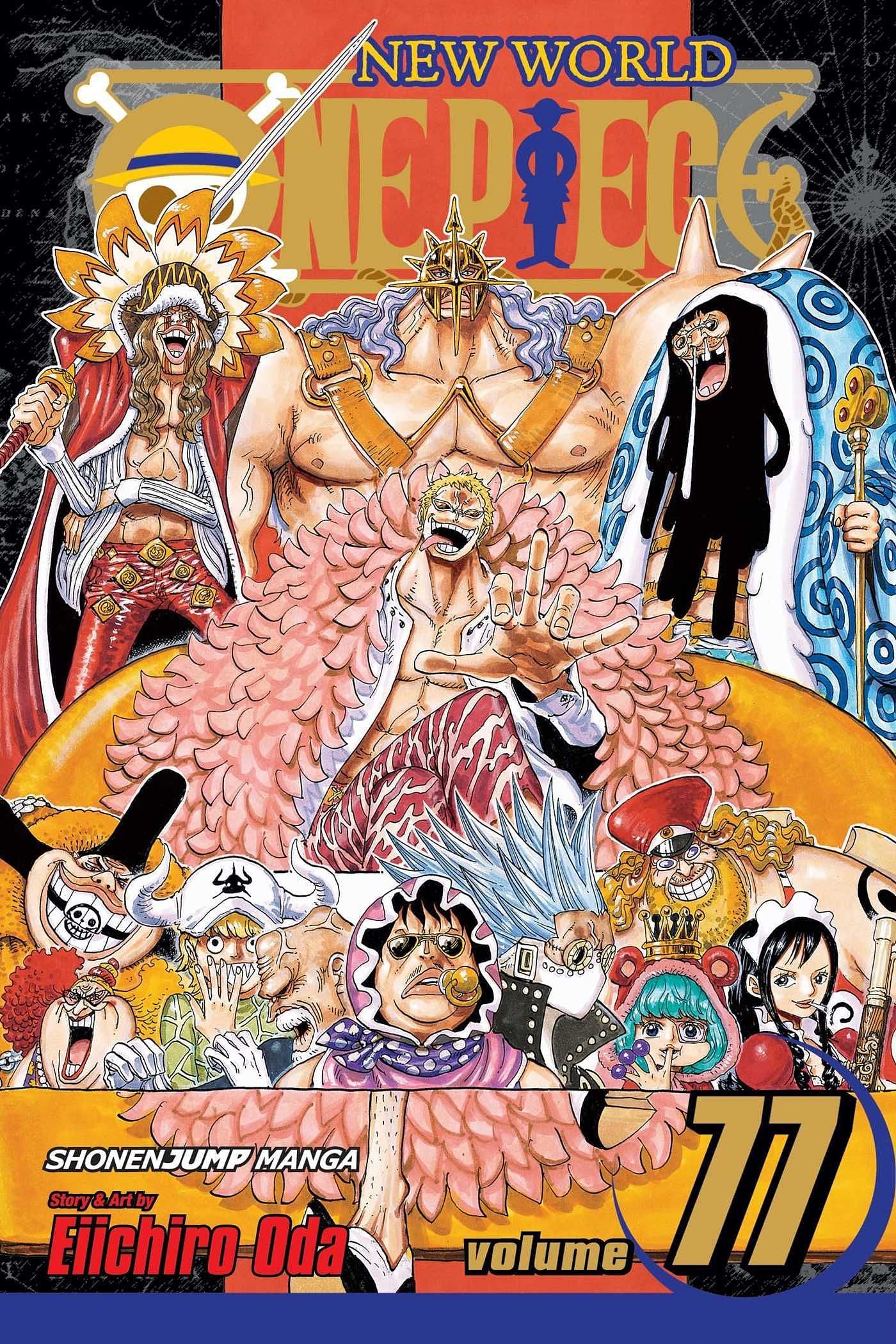 The cover art for One Piece Volume 77 (Image via Shueisha)