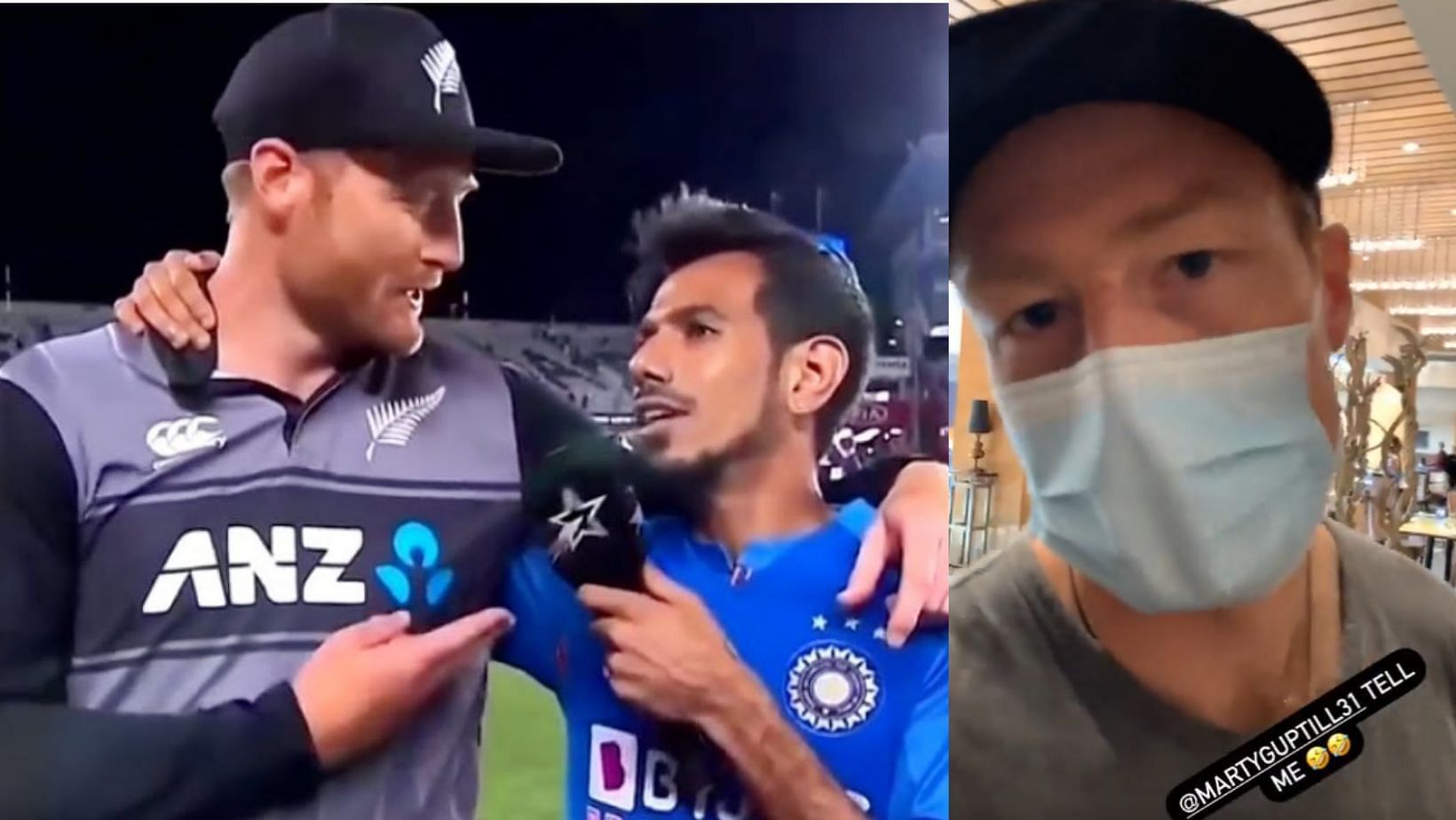 Martin Guptill and Yuzvendra Chahal add another hilarious moment to their friendship.