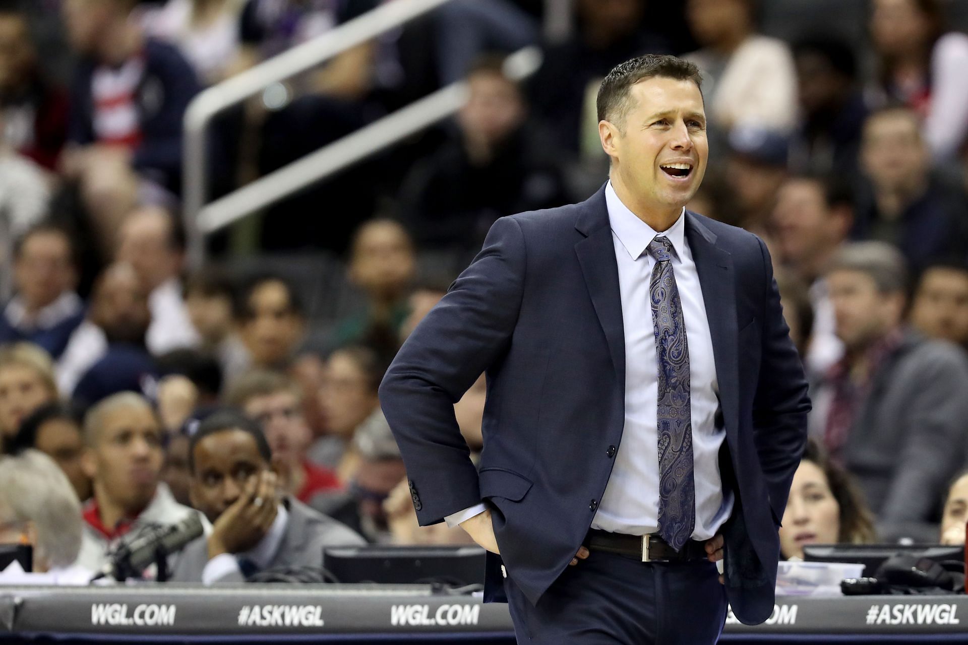 Assistant coach David Joerger of the Philadelphia 76ers