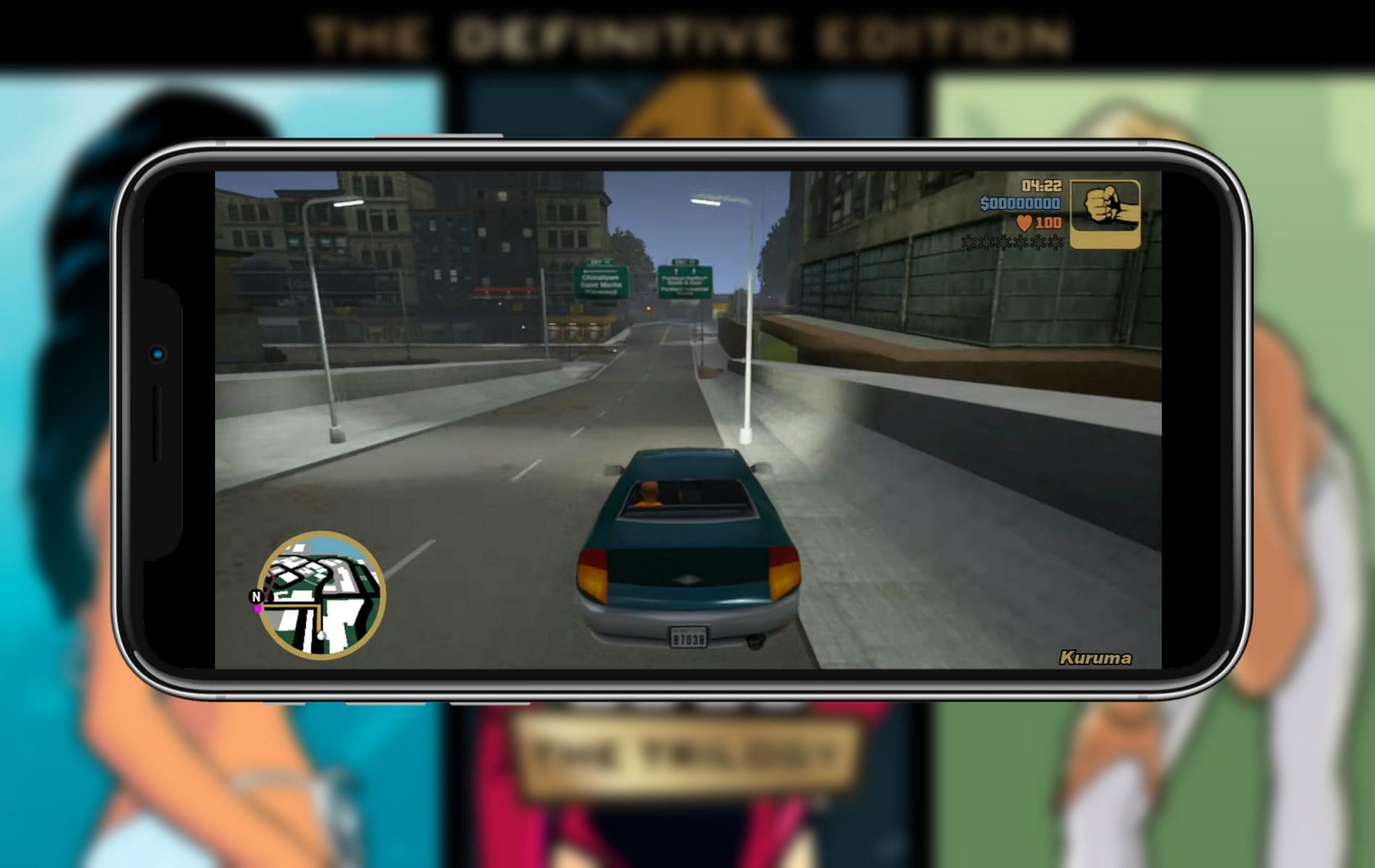 The GTA Trilogy on Android is expected to be similar to the Switch version (Image via Sportskeeda)
