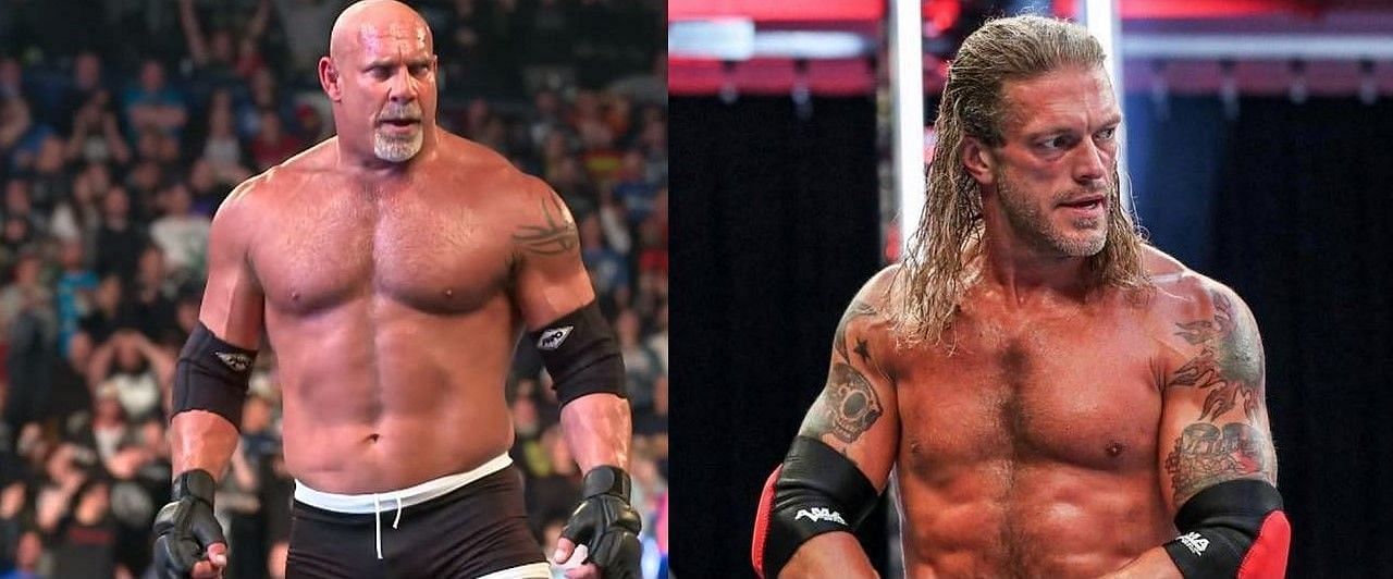 WWE Hall of Famers Goldberg and Edge are two of the oldest wrestlers on the current roster