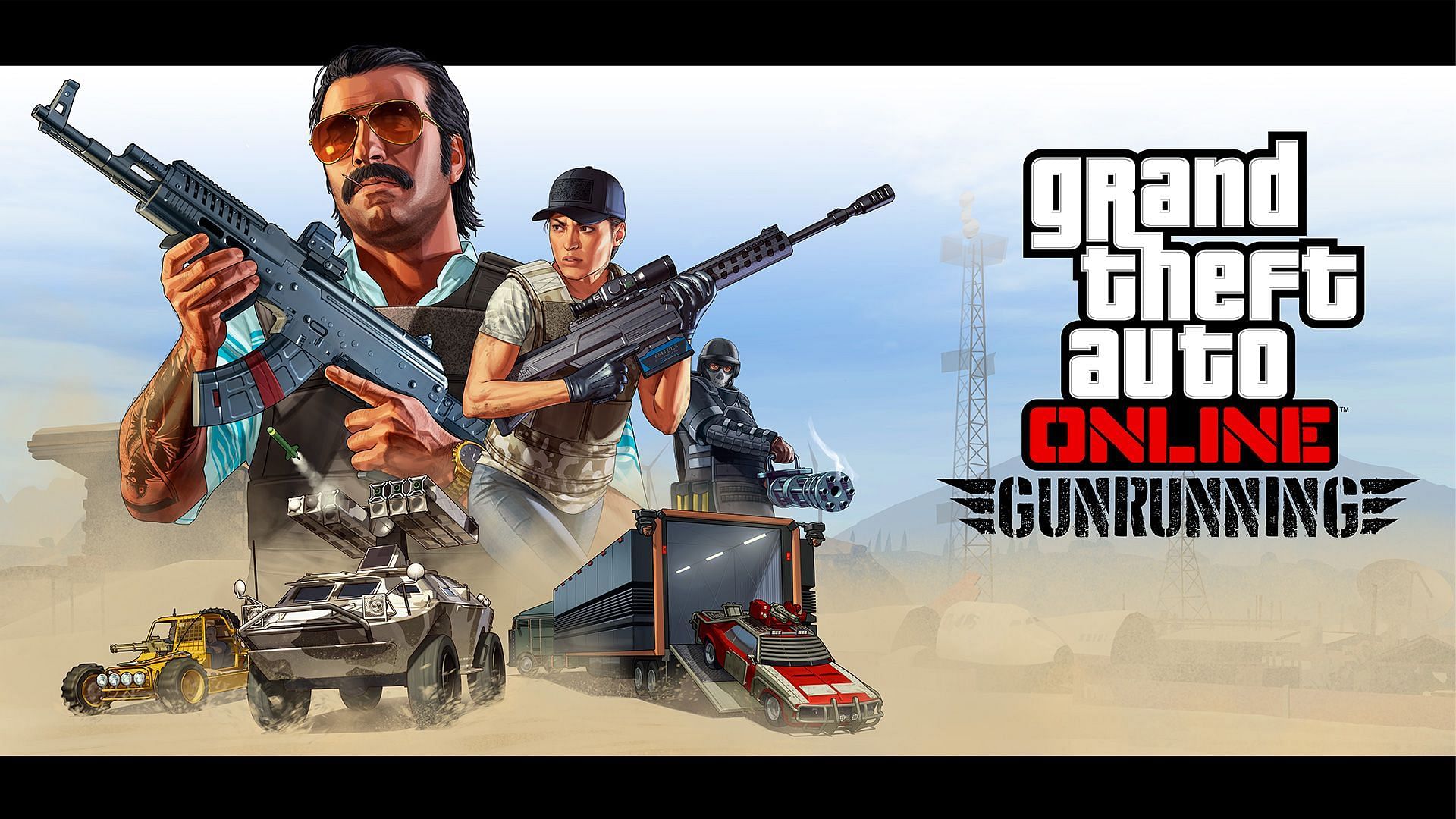 The Gunrunning update took GTA Online from 2013 to 2017 (Image via Rockstar Games)