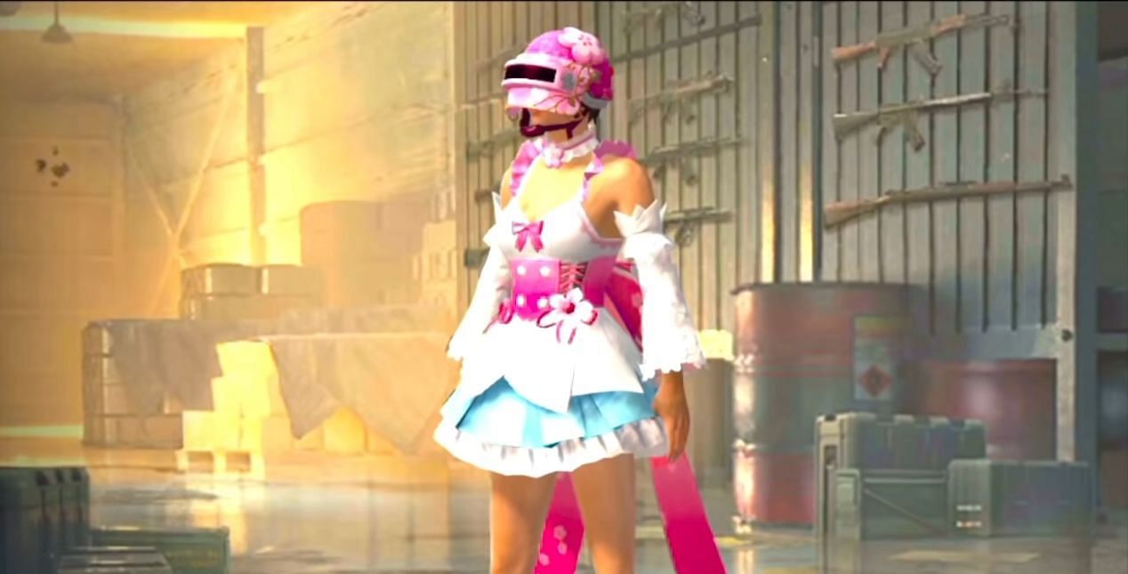 Sakura helmet (Image via Combat Guruji)