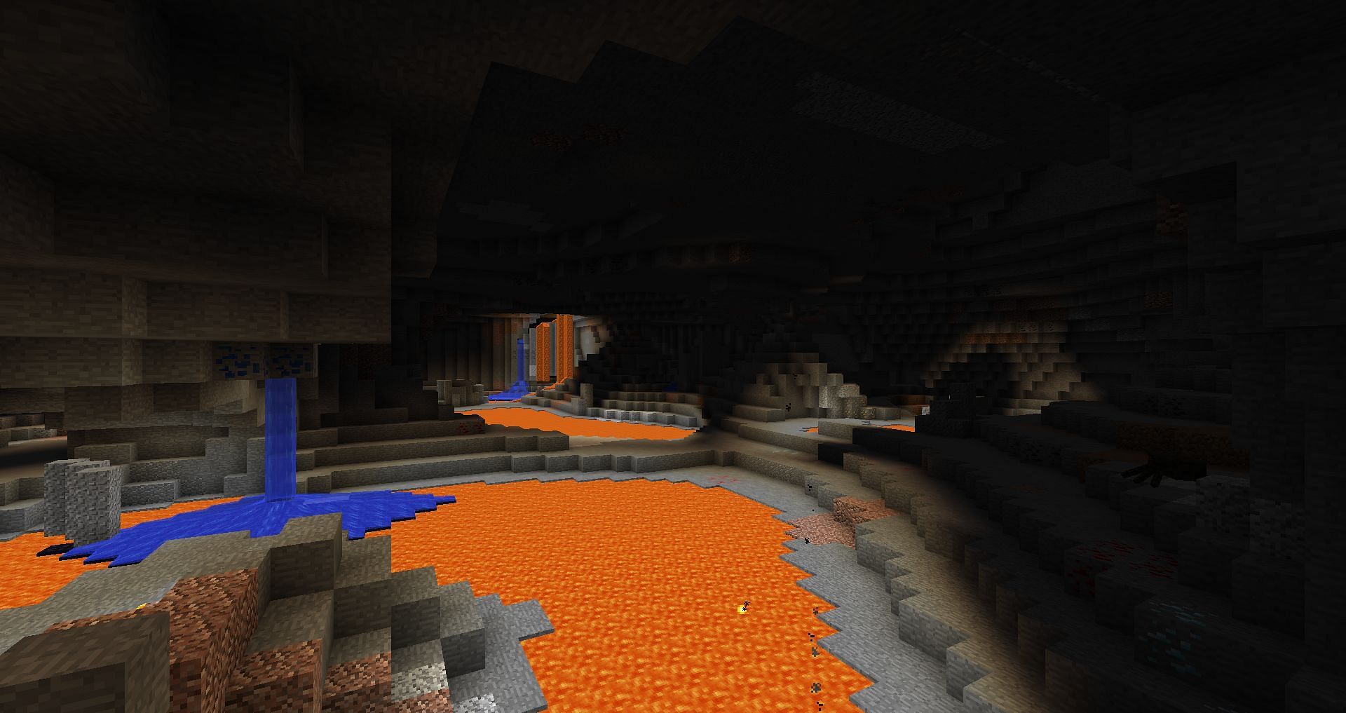 Huge Caves in Minecraft 1.18 update (Image via u/Sir_Herpicus, Reddit)