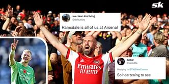 “My heart is definitely melting” – Arsenal fans love “heartening” gesture from Aaron Ramsdale after England’s win over Albania