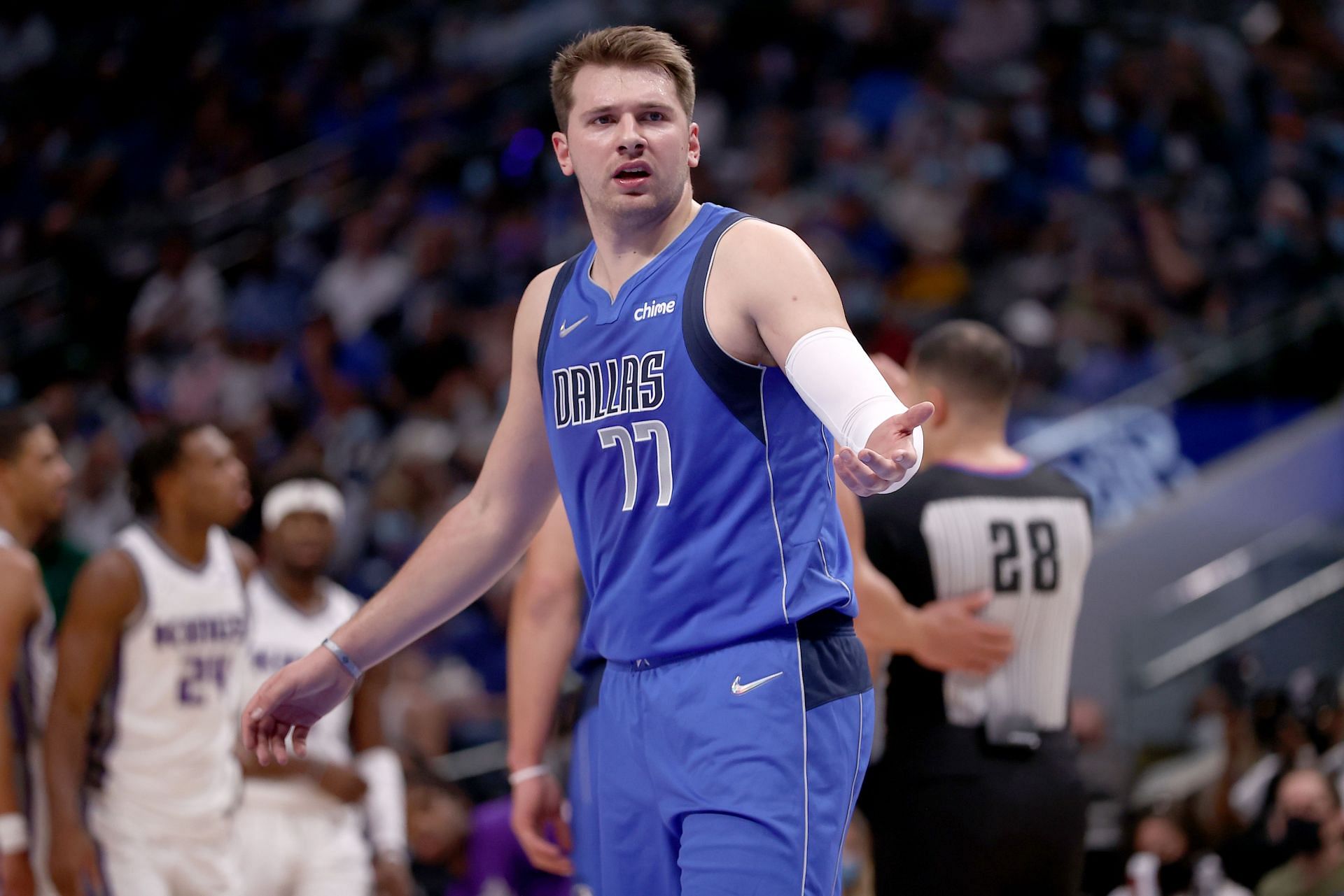 Luka Doncic of the Dallas Mavericks