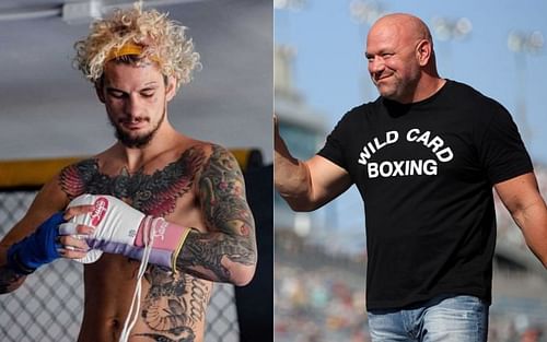 Sean O'Malley (left) and Dana White (right) [Image credits: @sugaseanmma on Instagram]