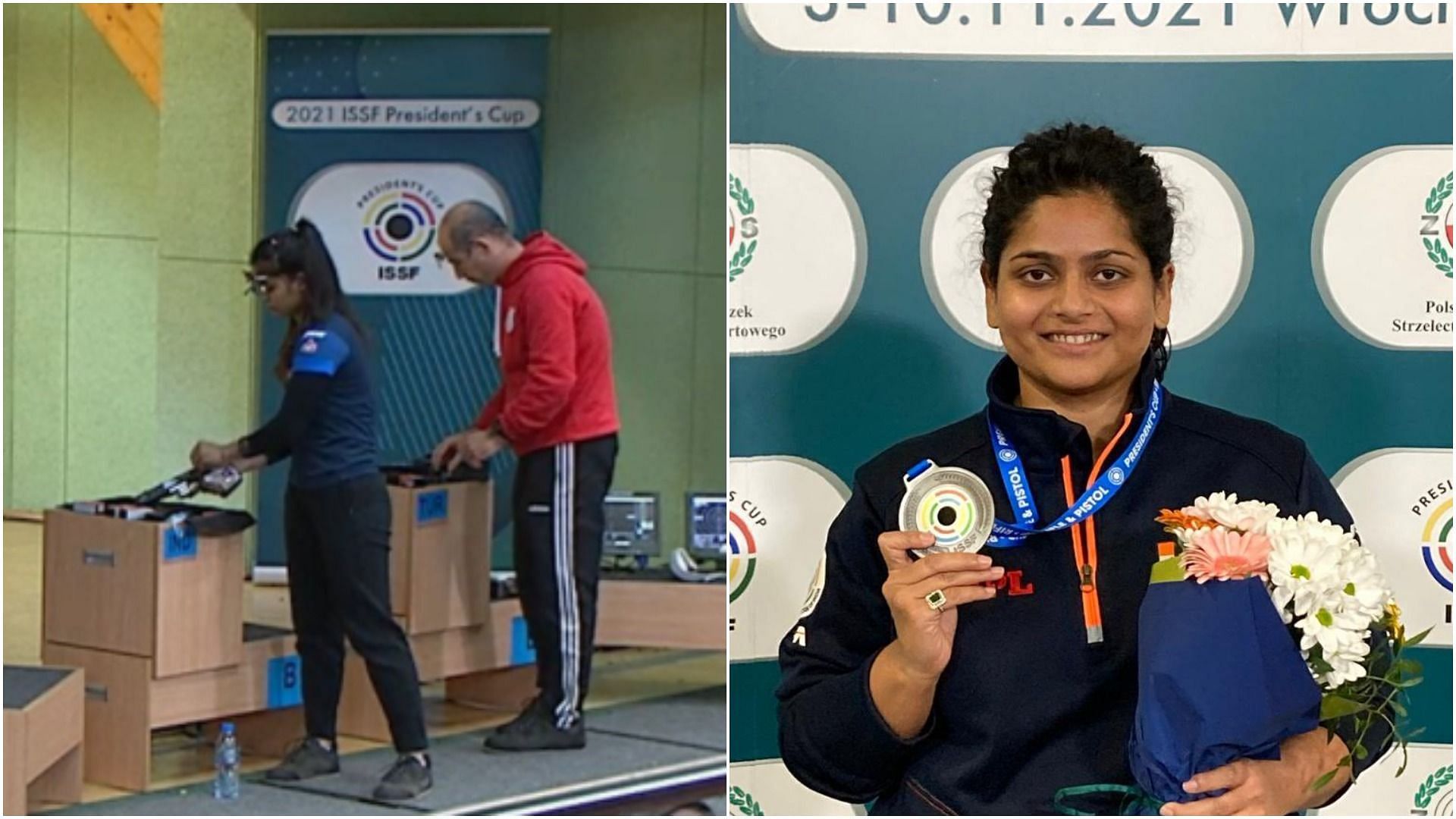 Manu bags second gold medal, Rahi Sarnobat wins silver at ISSF President&#039;s Cup (Pic Credit: NRAI)