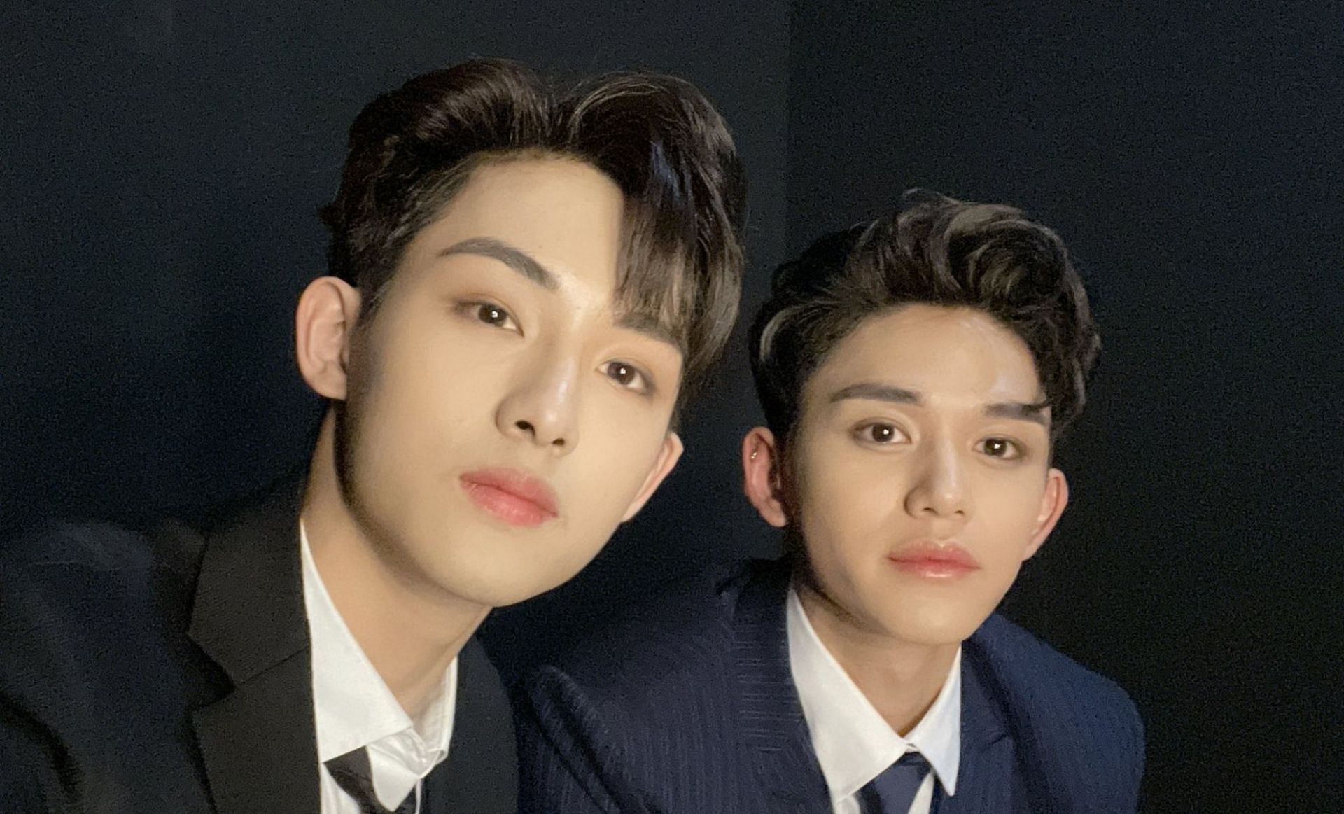 WayV and NCT&#039;s Winwin and Lucas (Image via Official Lucas Account/Weibo)