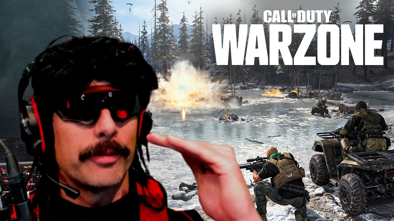 Dr DisRespect has an issue with Warzone&#039;s aim assist (Image via Dr DisRespect YouTube)