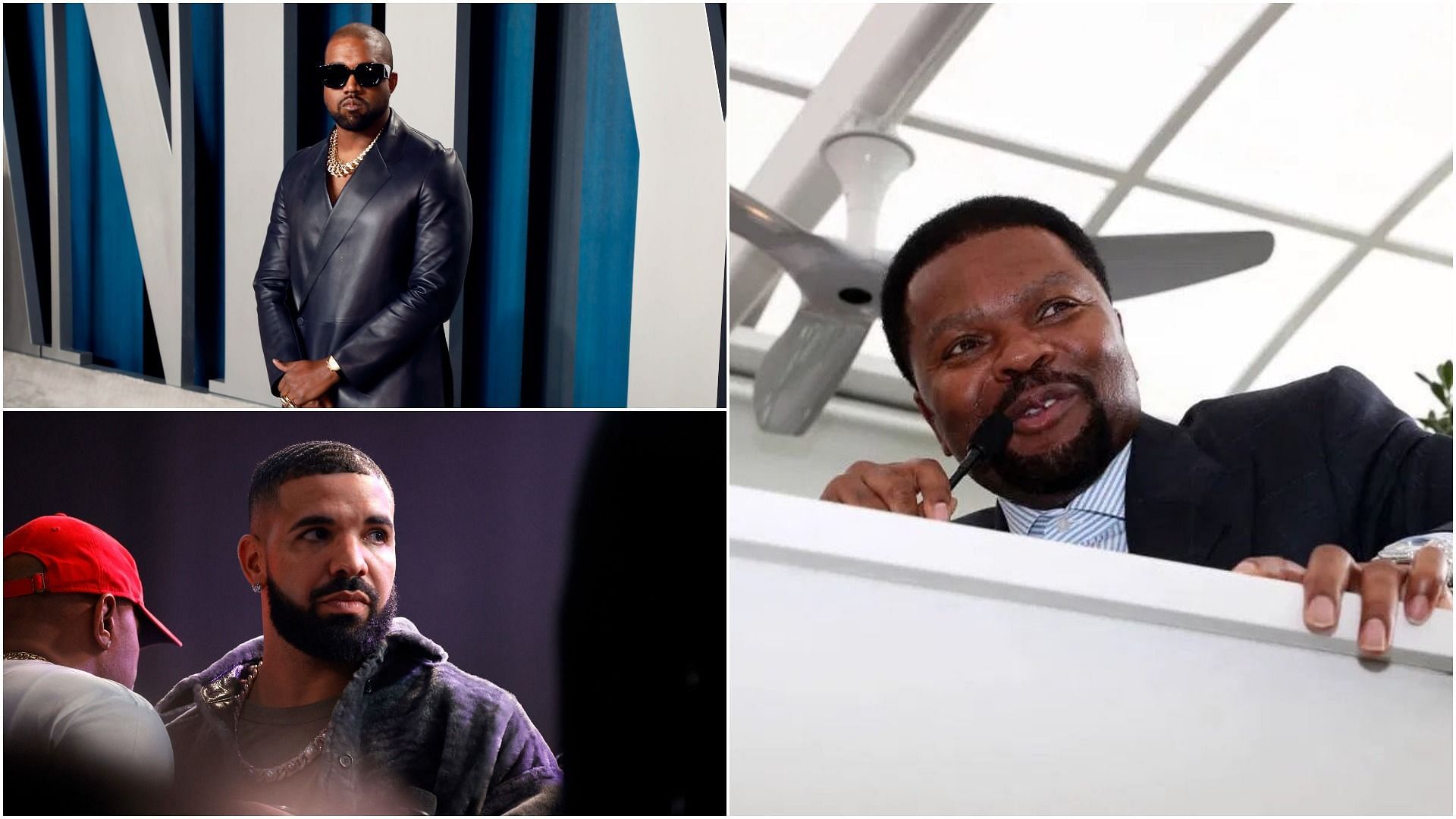 Drake and Kanye West&#039;s rift has ended because of J Prince (Images via Getty Images and jprincerespect/Instagram)