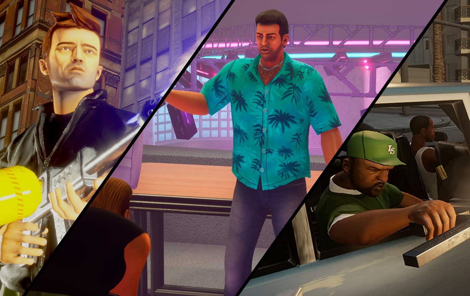 There are various gameplay differences to note in the GTA Trilogy (Image via Rockstar Games)