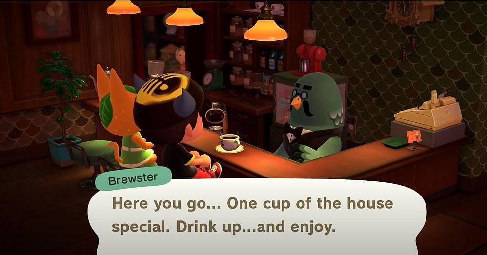 Most of the rewards involve purchasing cups of coffee (Image via Nintendo)