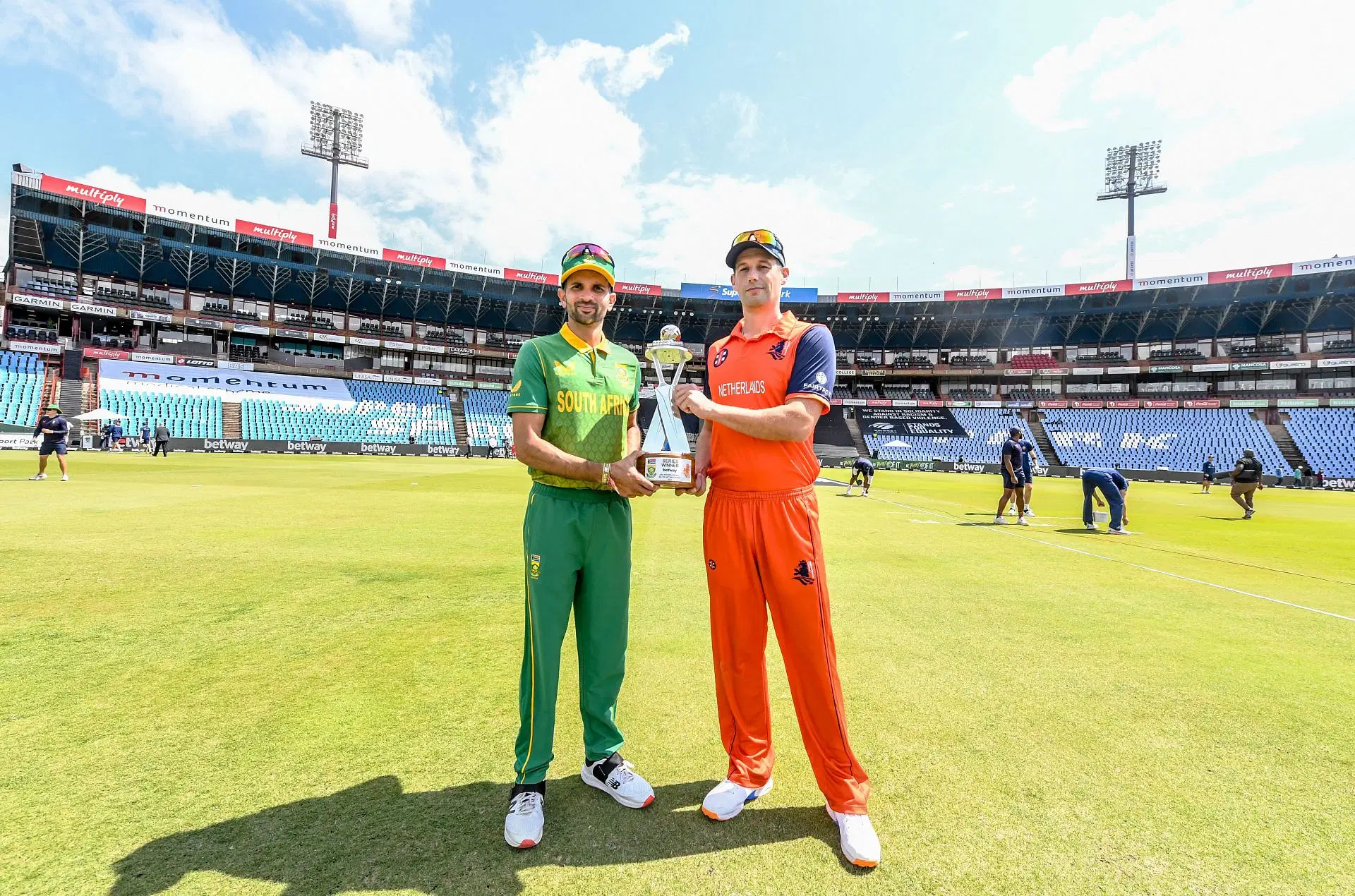 South Africa and the Netherlands played the first match of their ICC Cricket World Cup Super League series earlier today