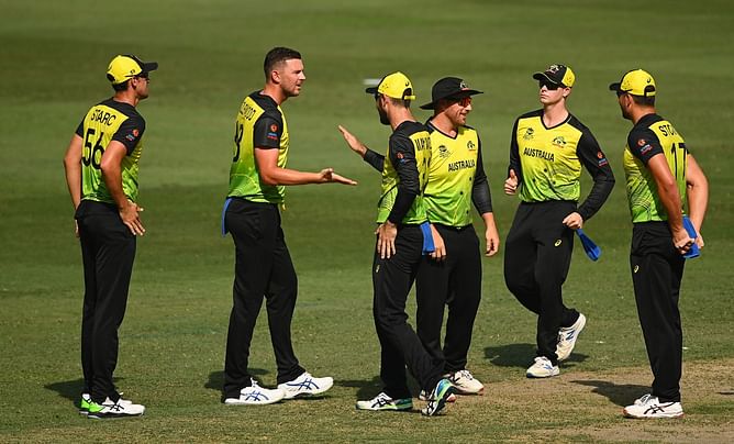 Australia vs West Indies T20 World Cup 2021: Toss result and playing 11s, today's match umpires list and pitch report