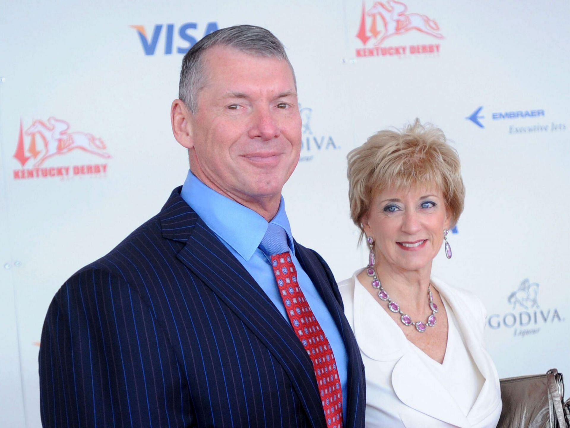 Vince McMahon and his wife at an event together