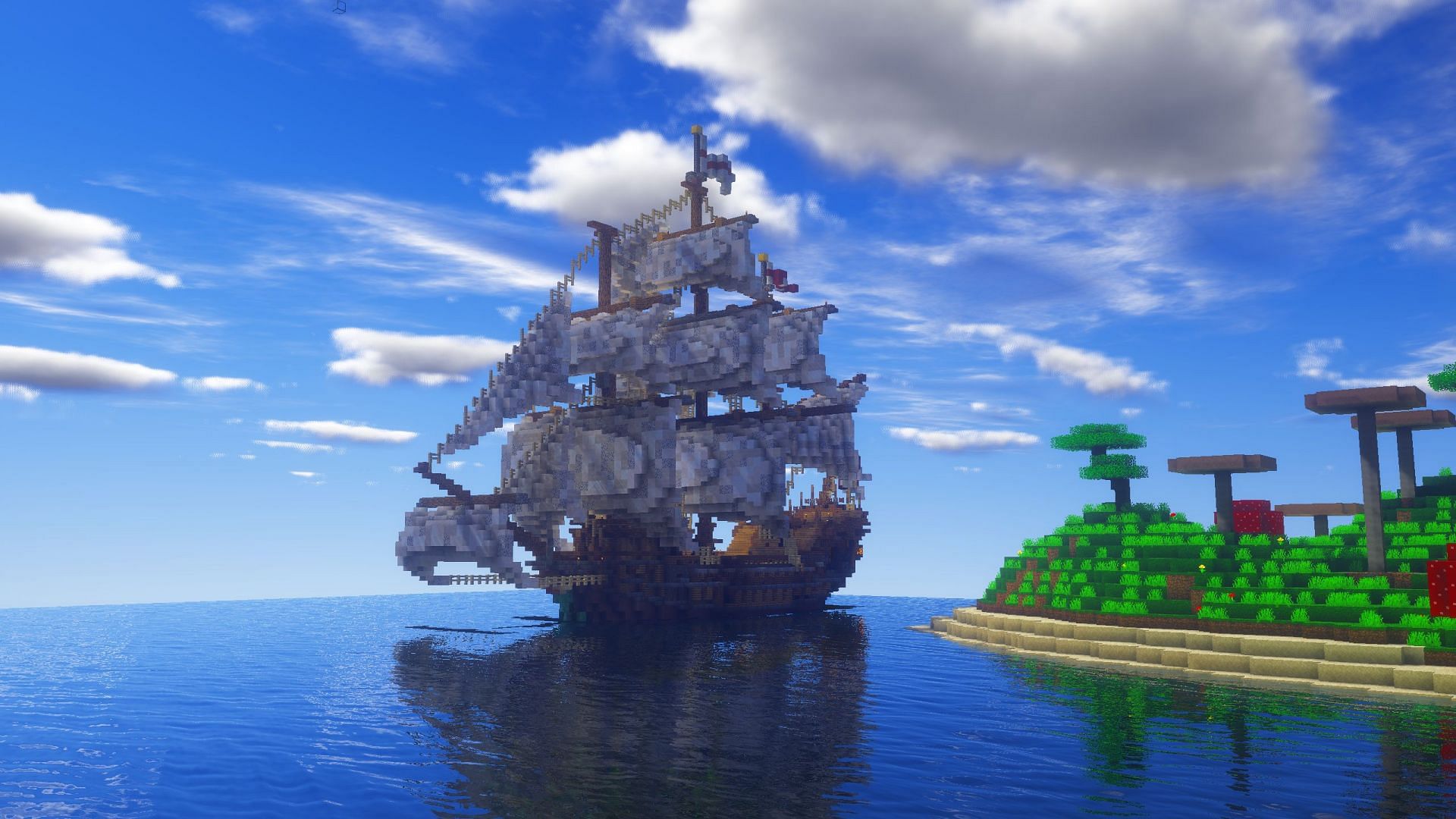 Ship mega build (Image via Reddit)