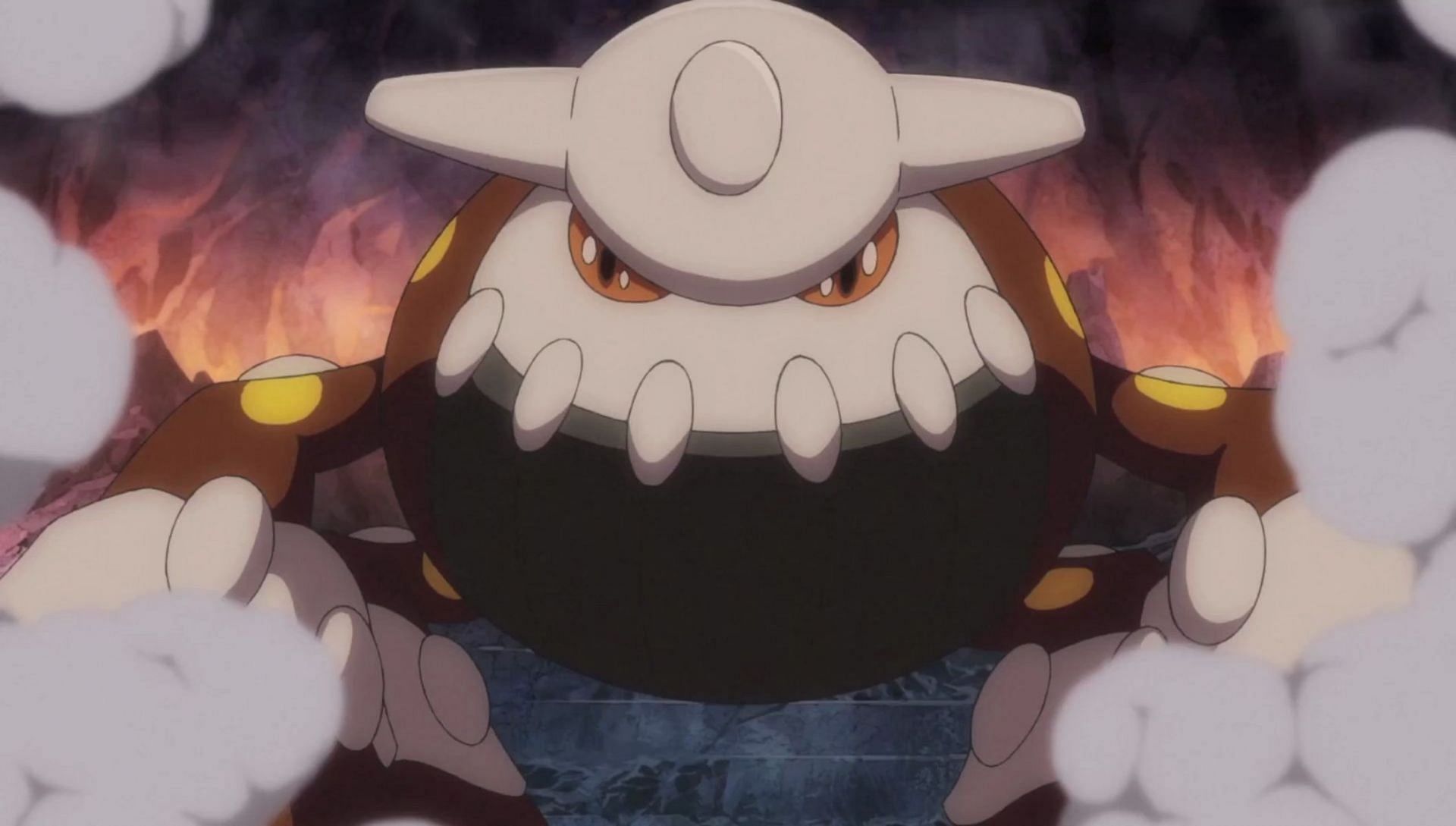 Heatran can be both a powerful ally and a dangerous adversary to trainers (Image via The Pokemon Company)