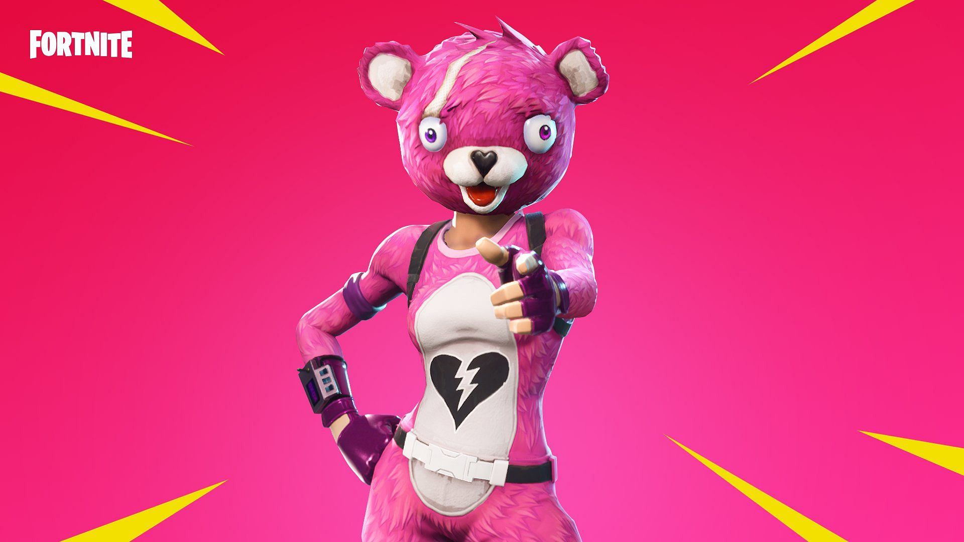 Cuddle Team Leader, or a reference to the Fortnite skin, was found in New Horizons. (Image via Epic Games)