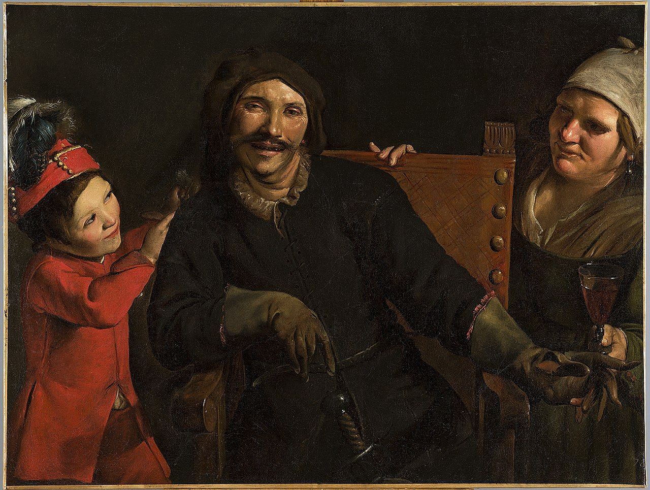 A painting of Tiberio Fiorilli, dressed as Scaramouche (Image via Pietro Paolini)