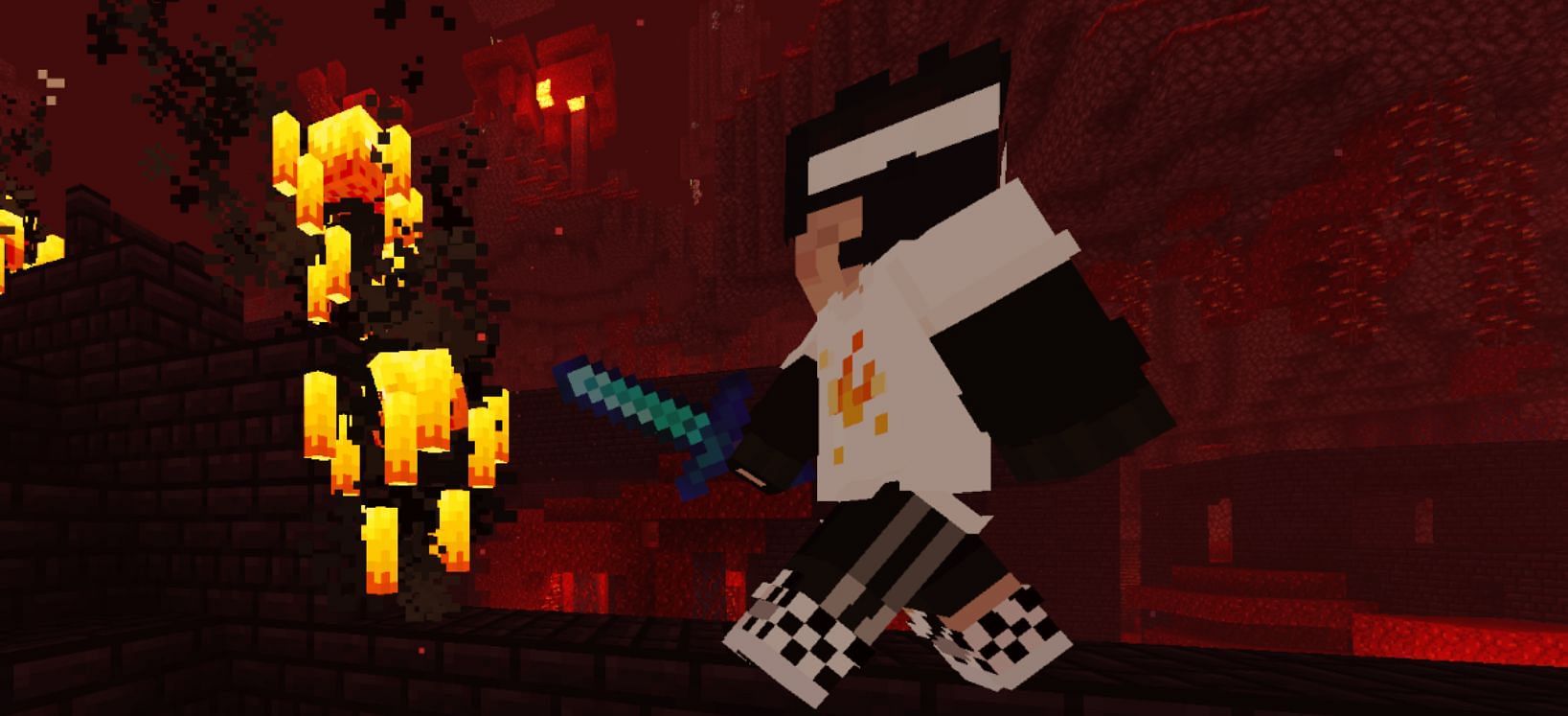 Sapnap in Minecraft (Image via Minecraft)