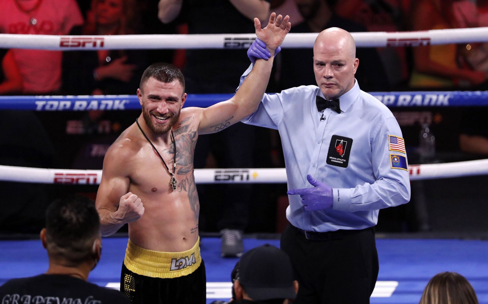 Vasiliy Lomachenko is prepared to make a statement on Saturday