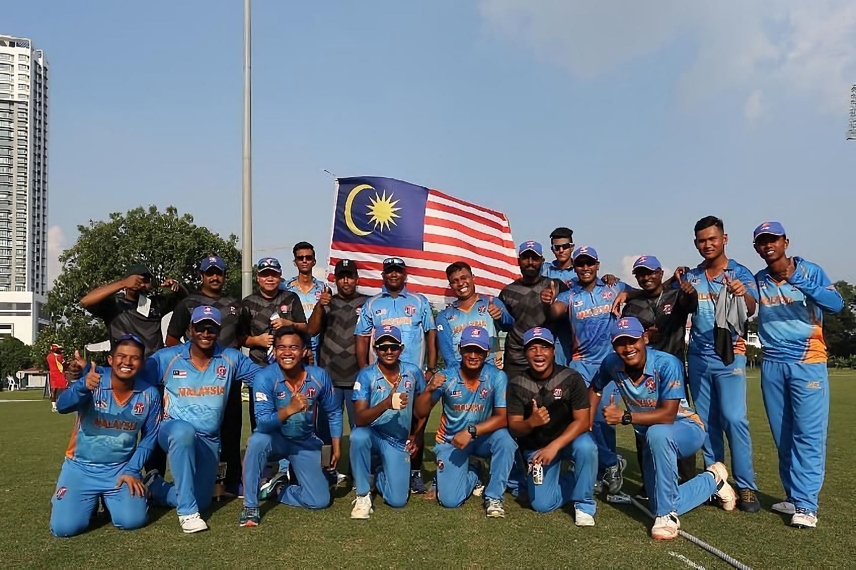 The Malaysian cricket team (Source: ICC)