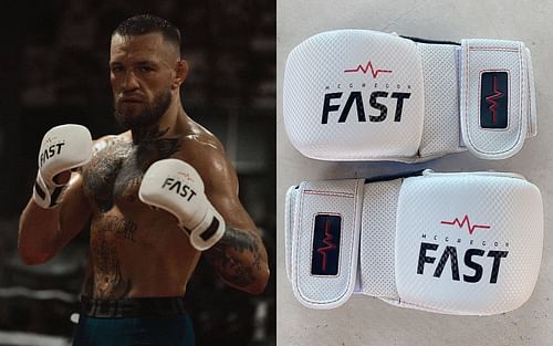 Conor McGregor's McGregor FAST training gloves [Photo via @mcgregorfast on Instagram]