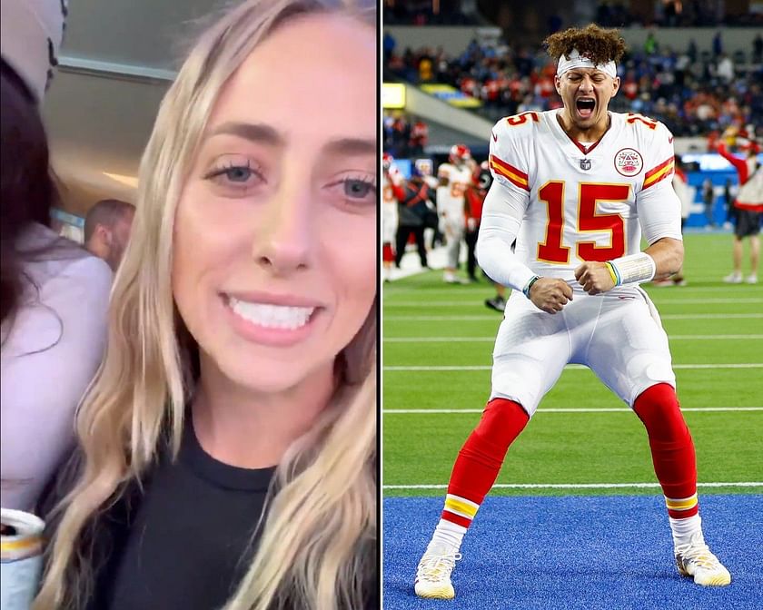 Brittany Matthews reacts to Patrick Mahomes' monster contract