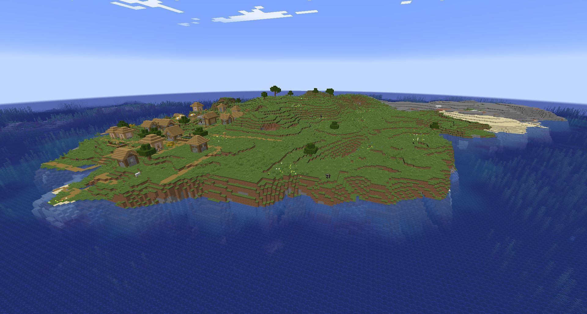 Amazing seeds for villages (Image via Minecraft)